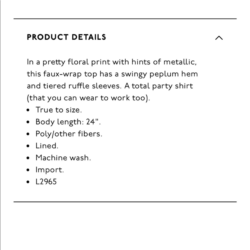 NEW • Madewell • Ruffle Tiered Peplum Top Posies - Picture 4 of 6